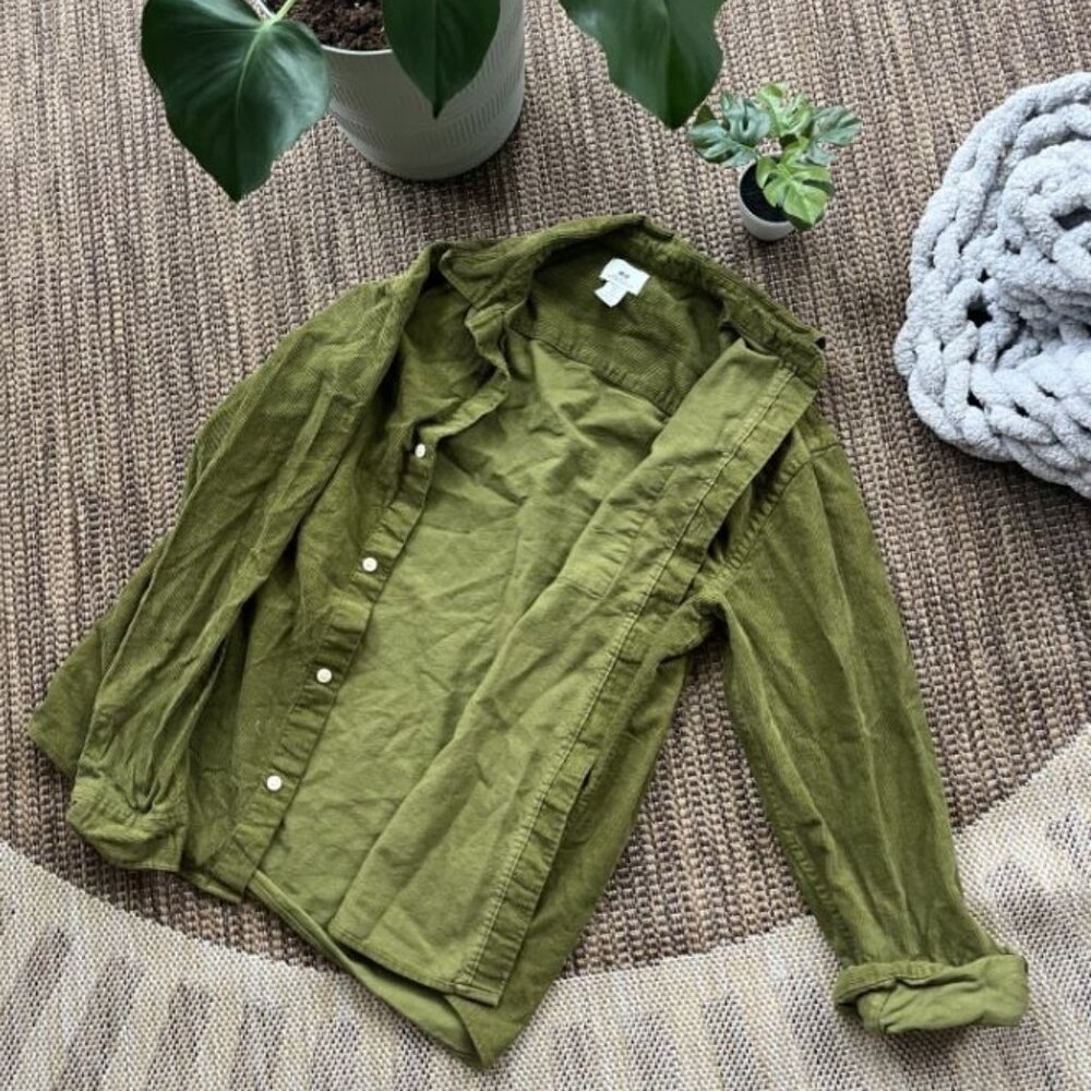 H&M Corduroy Button Up
